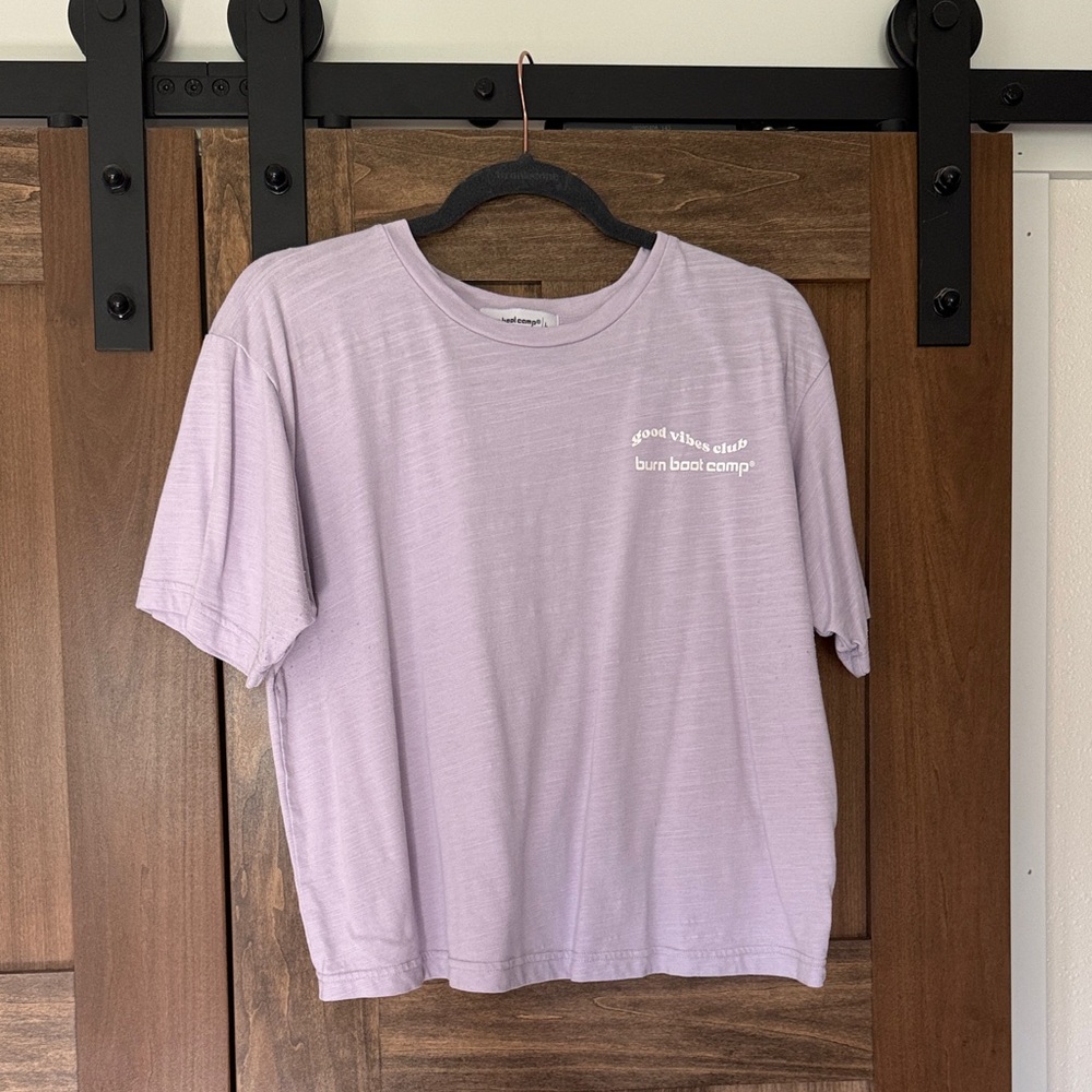 Burn Boot Camp Good Vibes Club Crop Tee